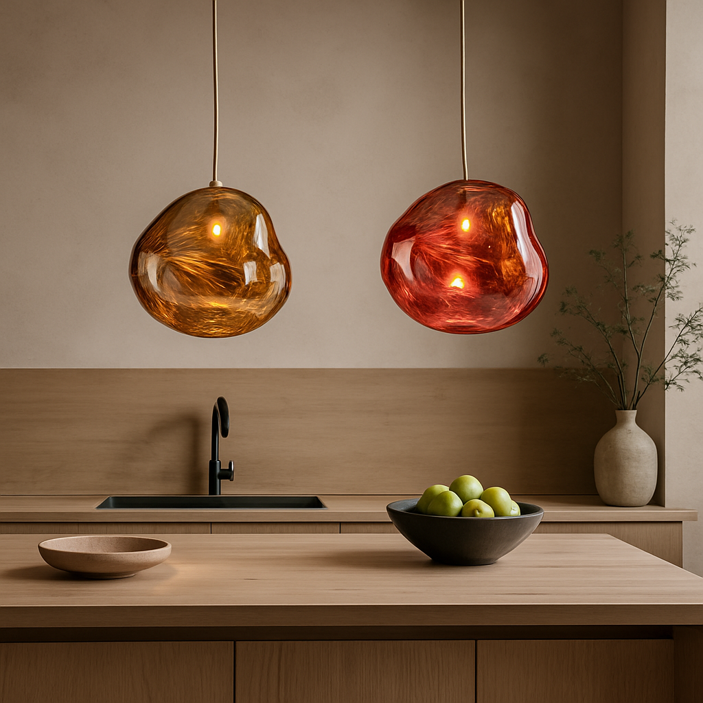 Céliane - Hanging Lamp Red