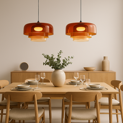 Dauvine - Hanging Lamp Orange