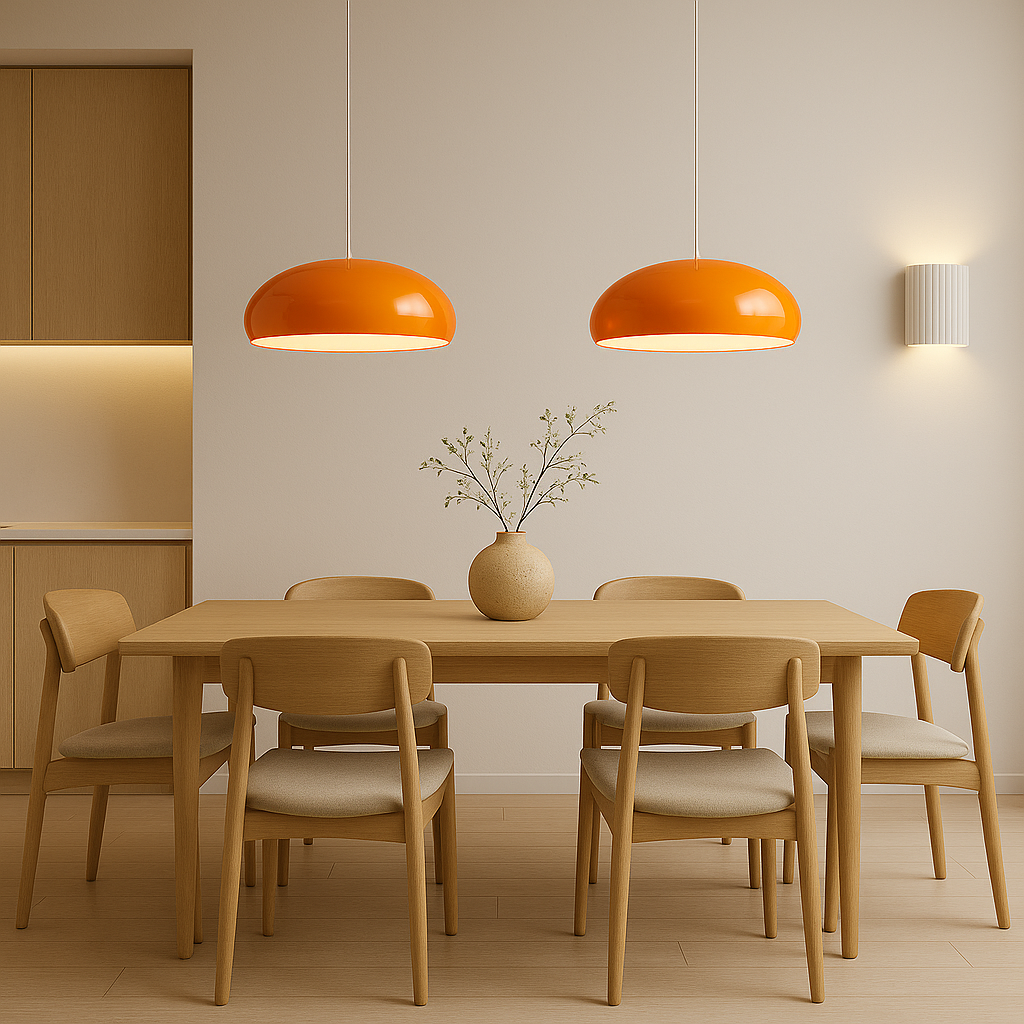 Lunéa - Hanging Lamp Red