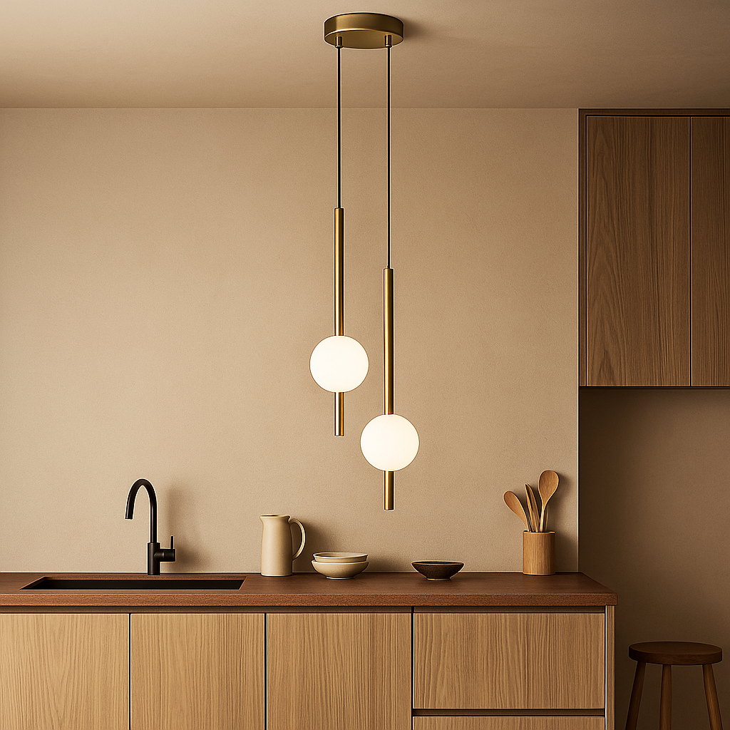 Lunève - Hanging Lamp Gold
